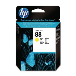 hp 88 Ink Cartridge, Yellow Single Pack, C9388AE